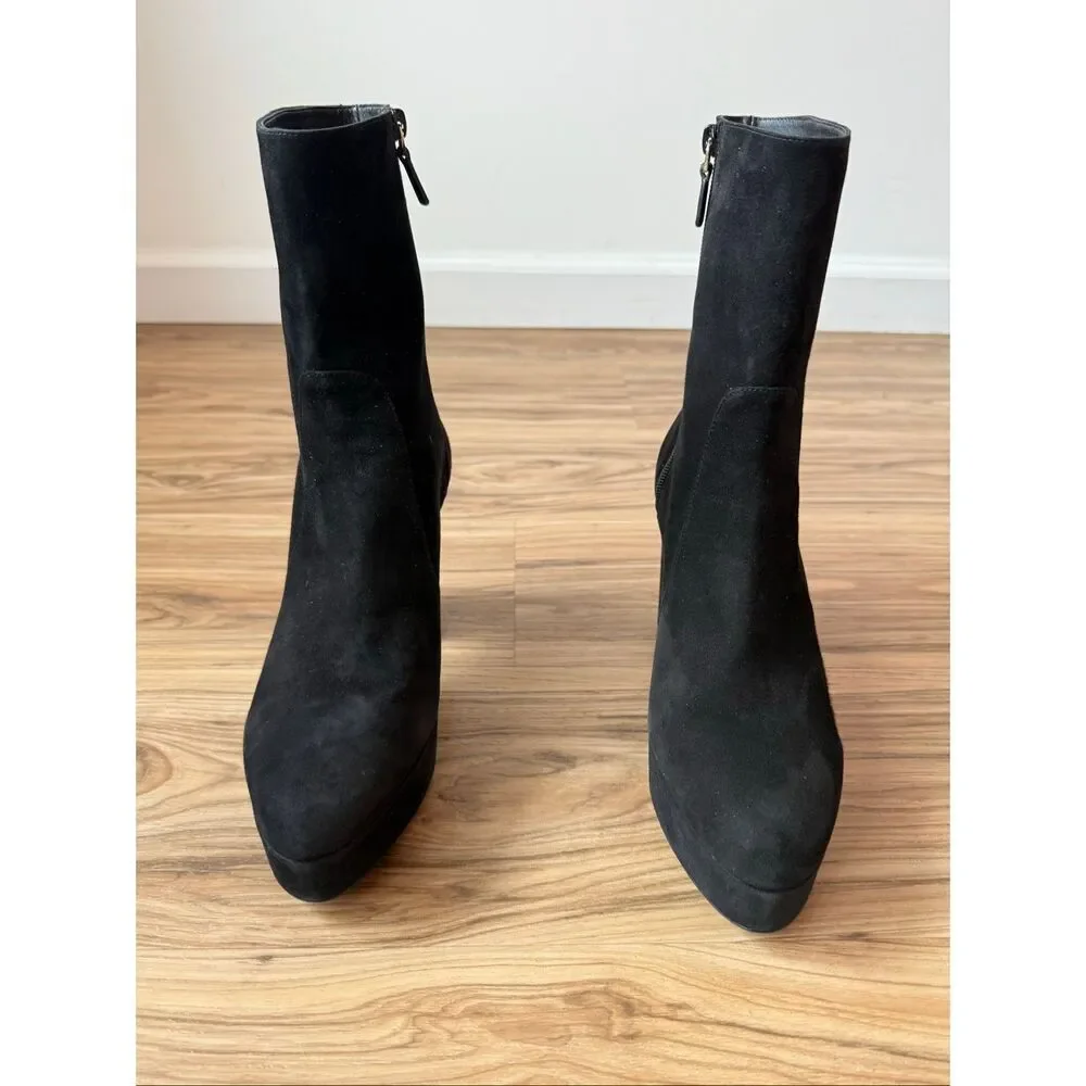 STUART WEITZMAN Dayna Platform Bootie In Black US 8B $650